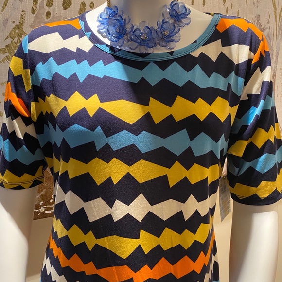 Lularoe striped dress - Picture 2 of 3